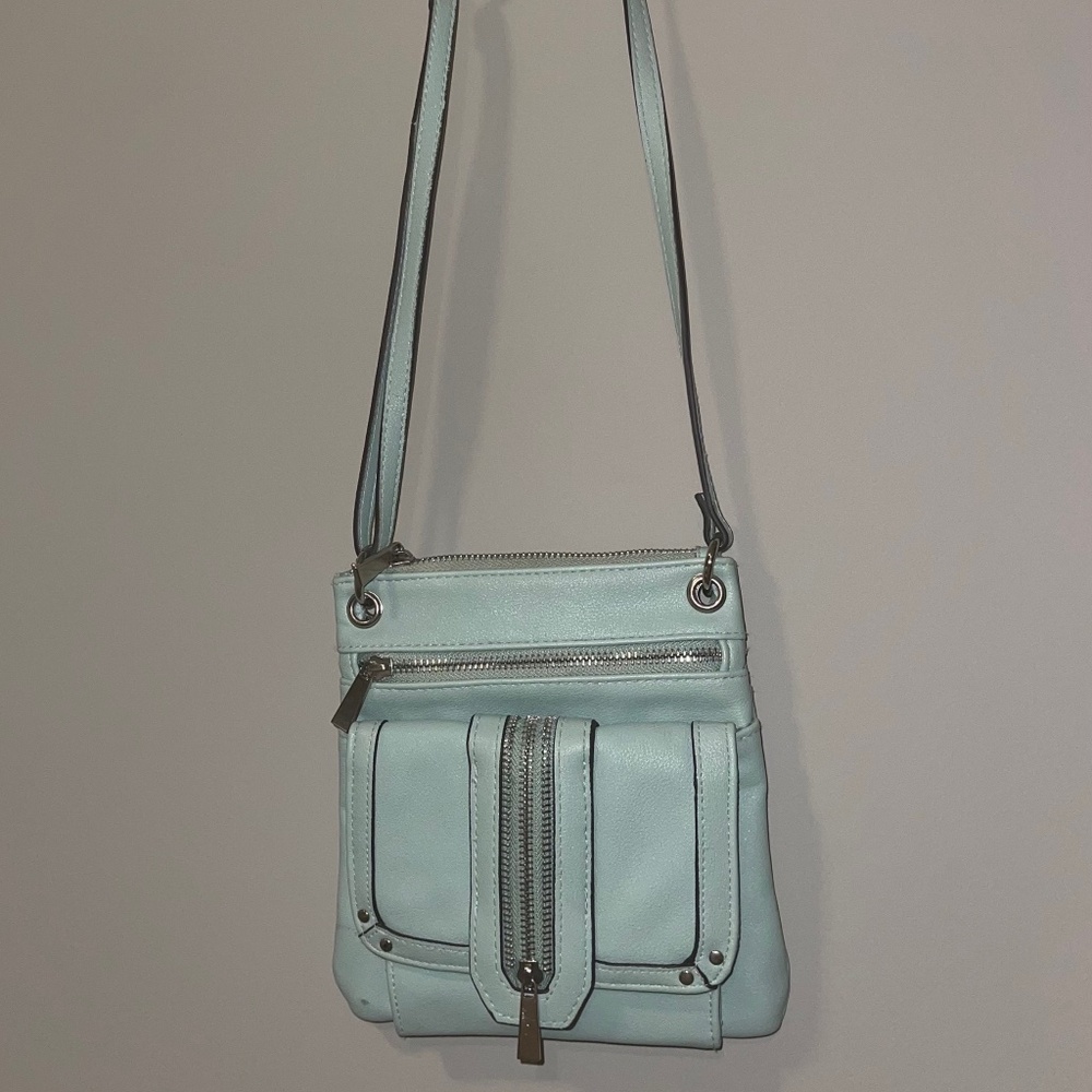 Teal crossbody purse